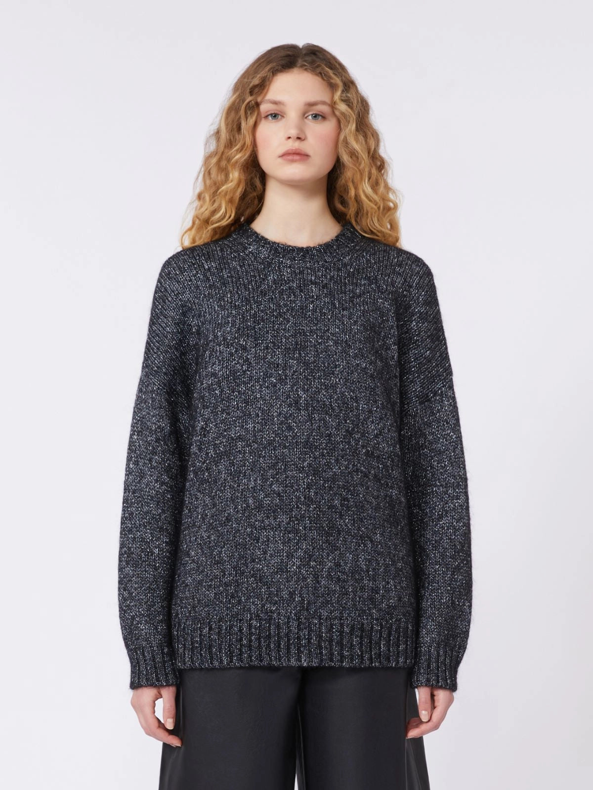 WKDFURETTO - Oversized mohair and lurex sweater