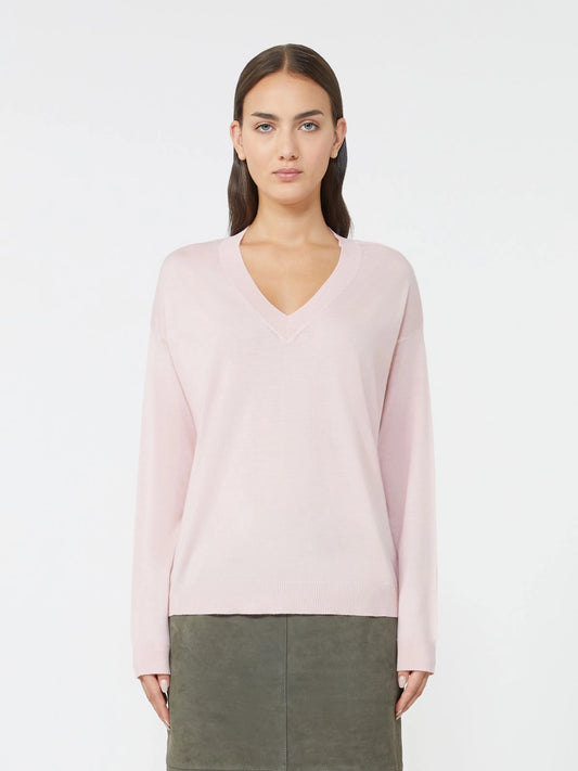 FIOCCHI - Wool and cashmere V-neck jumper