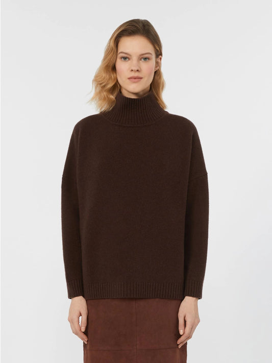 BORGIA - Wool knit turtleneck jumper
