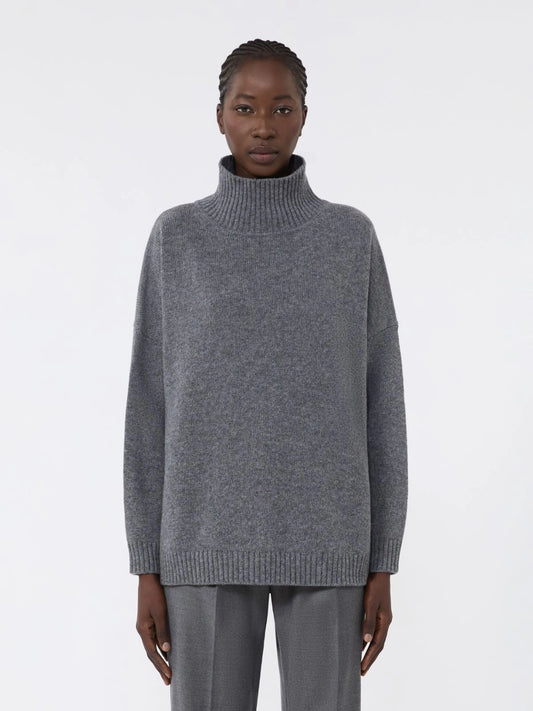 BORGIA - Wool knit turtleneck jumper