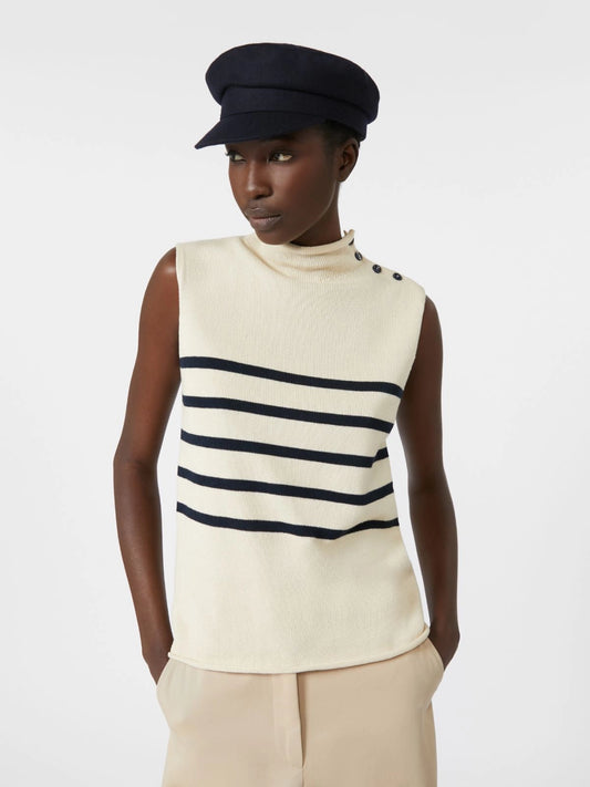 TROFEO - Cotton yarn gilet