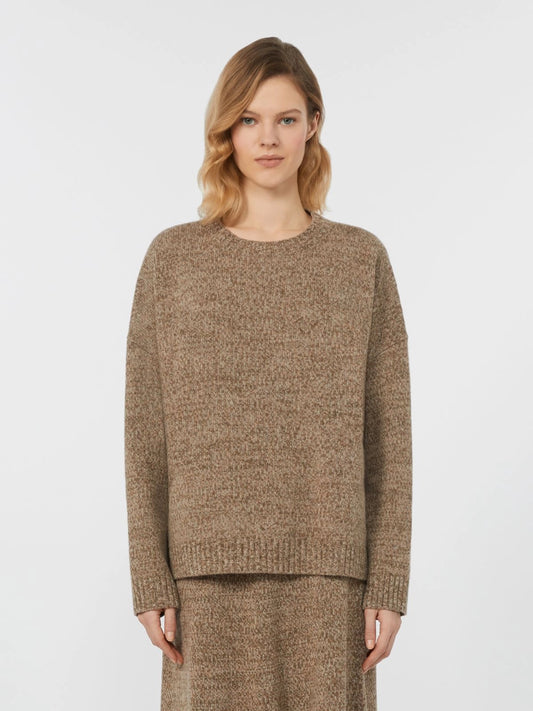 SIBARI - Crew-neck cotton and wool knit jumper