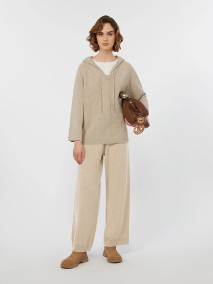 GHIANDA - Wool knit sweatshirt