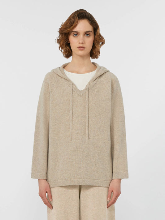GHIANDA - Wool knit sweatshirt