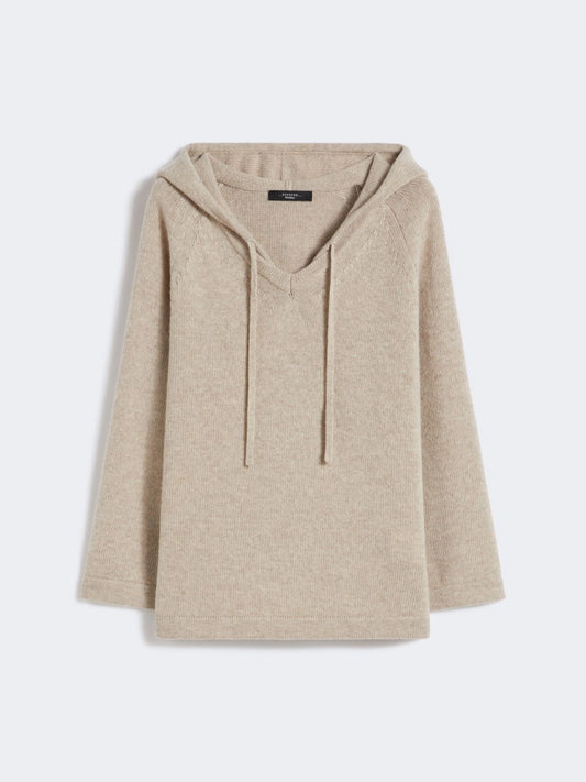 GHIANDA - Wool knit sweatshirt