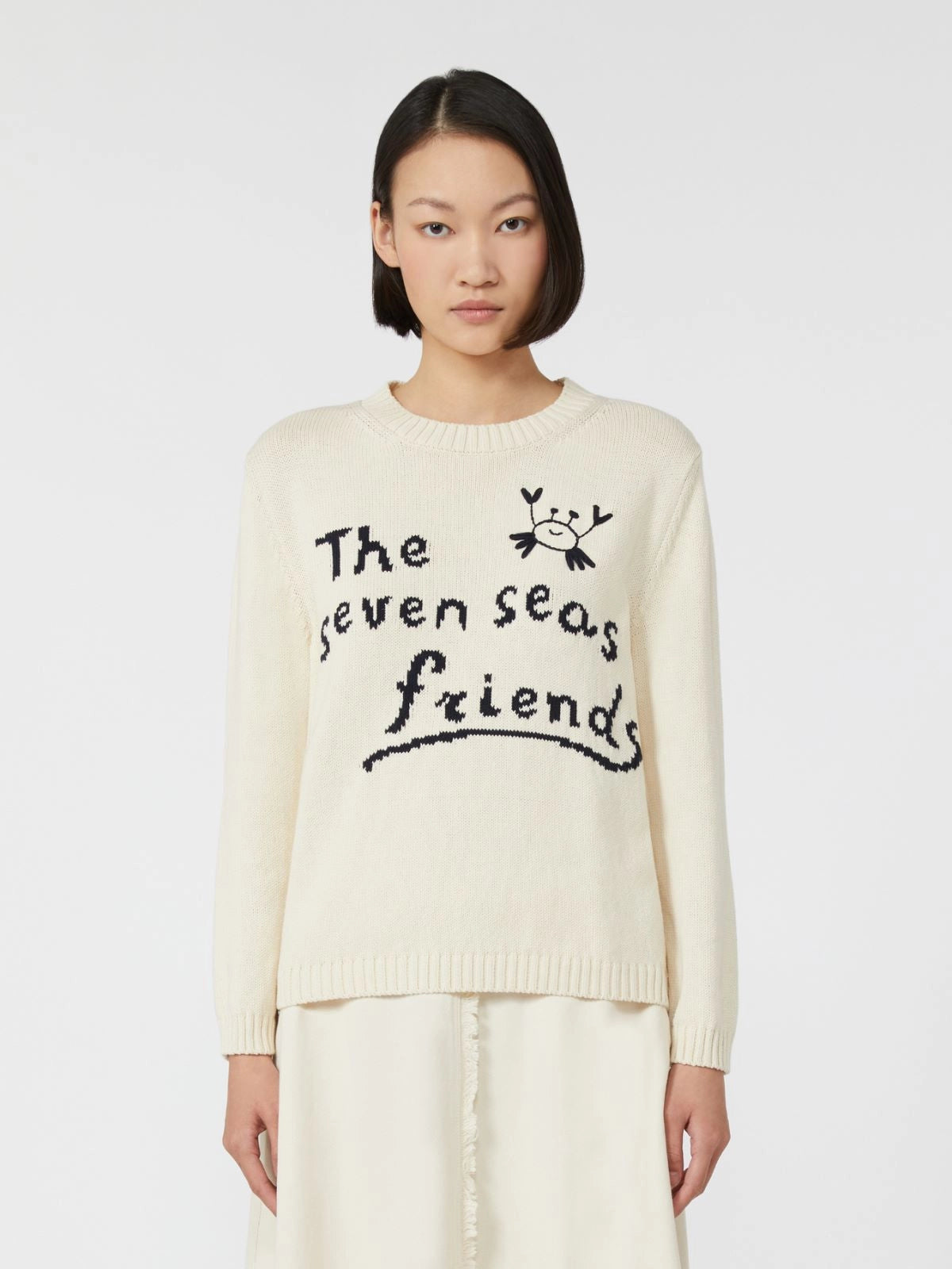 NESPOLA - Cotton cordonnet sweater