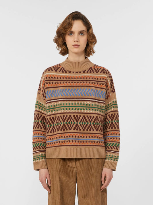 FESTOSO - Wool jacquard jumper
