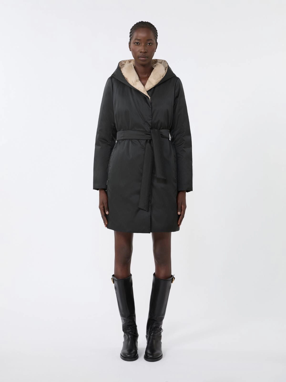 UGGIOSO - Reversible down jacket in water-repellent fabric