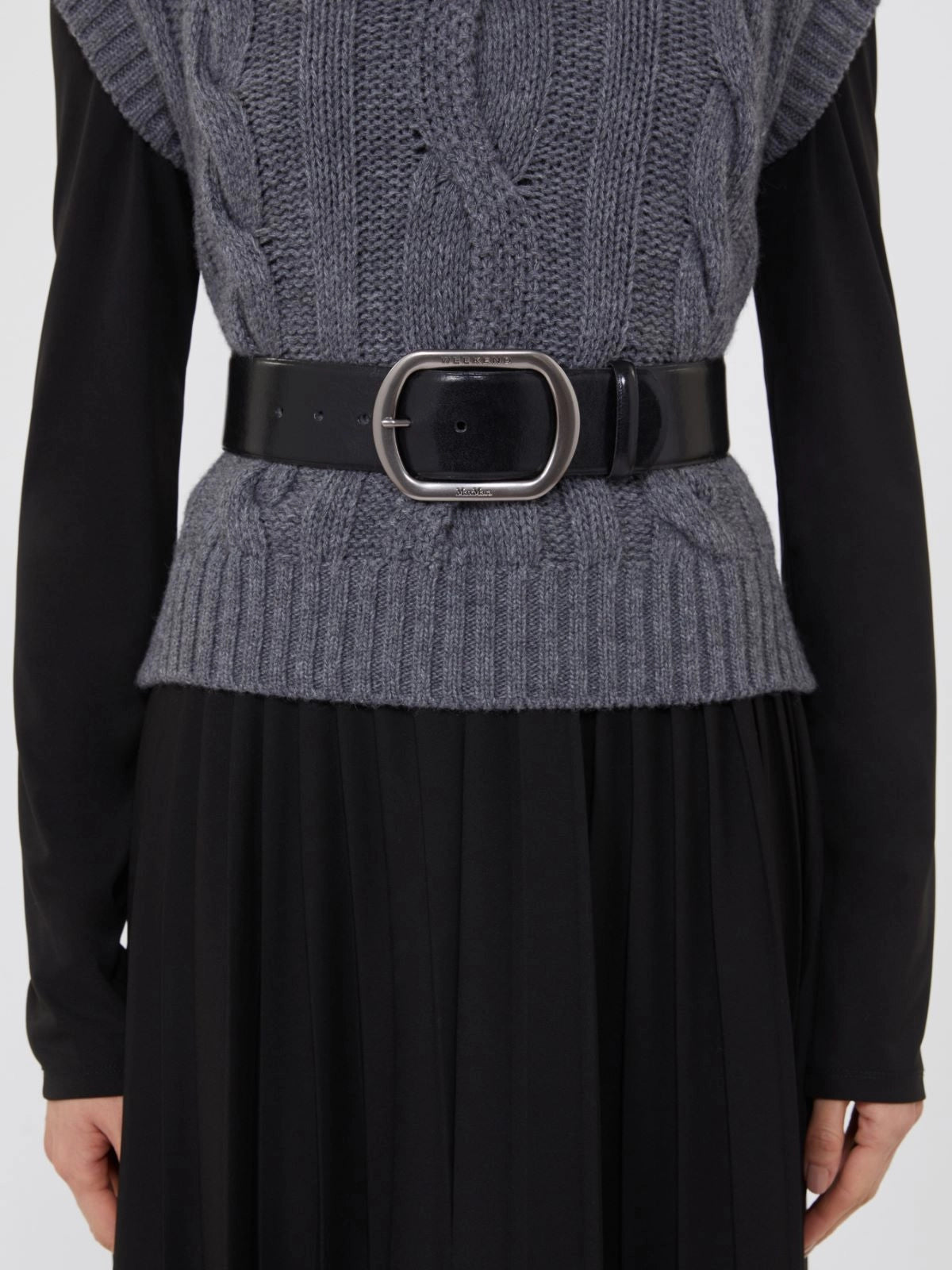 CLAVIER - Leather belt