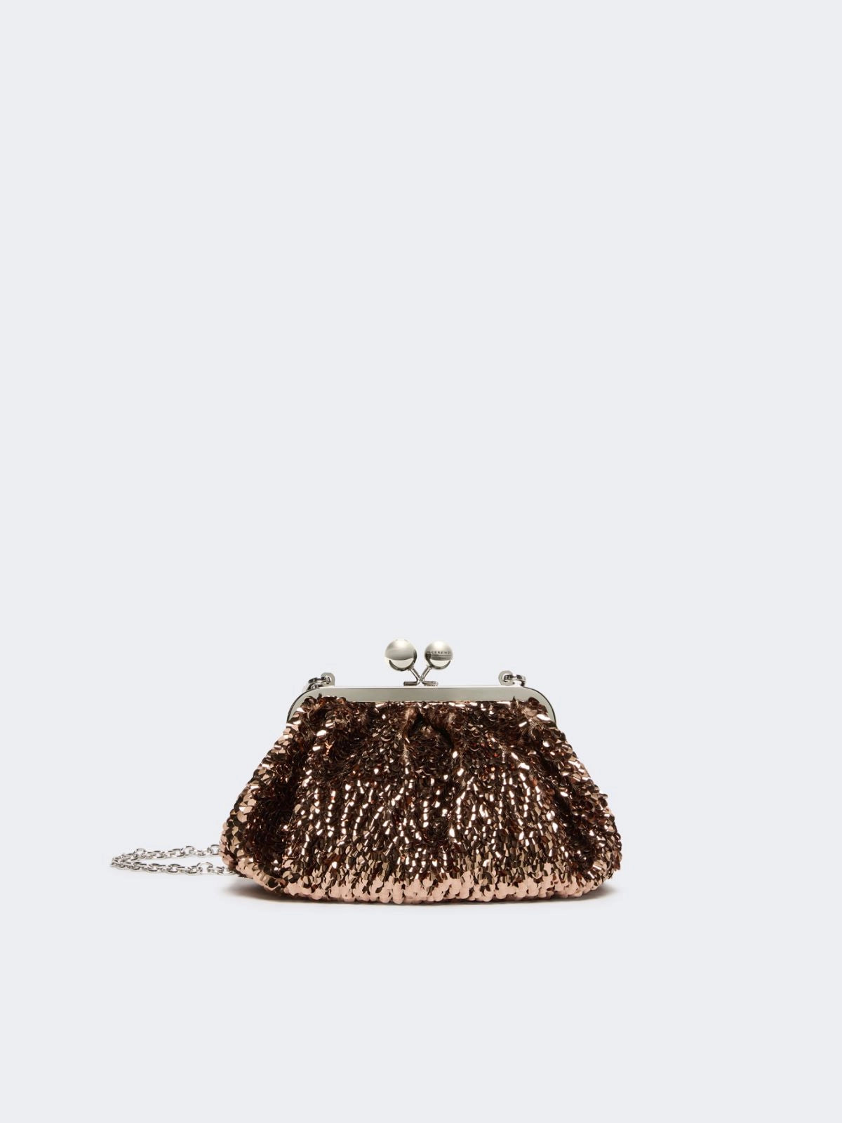 WKATARGA - Sequin-adorned small satin Pasticcino Bag