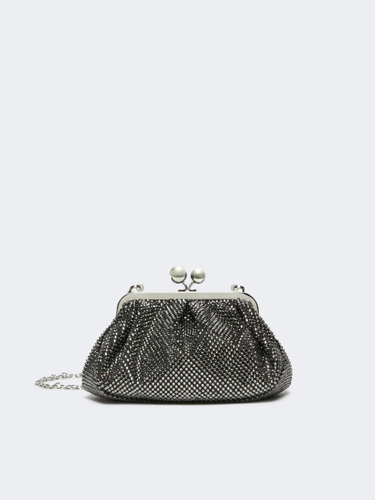 EMY - Pasticcino Bag in satin with rhinestones