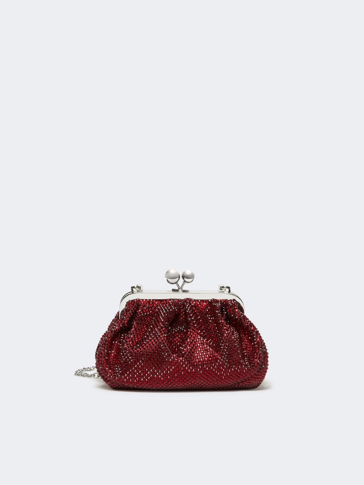EMY - Pasticcino Bag in satin with rhinestones