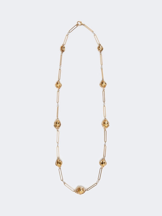 ALGA - Plated metal necklace
