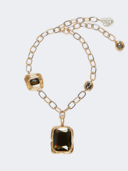 TEMPO - Metal pendant necklace
