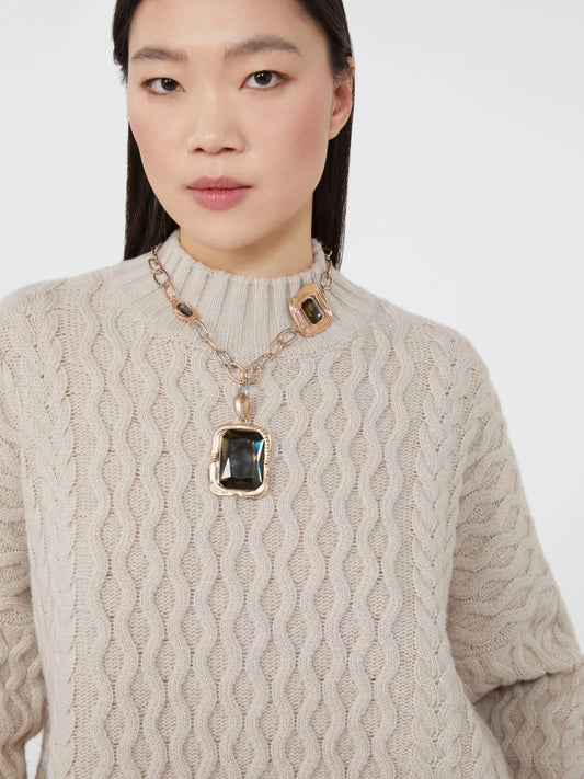 TEMPO - Metal pendant necklace