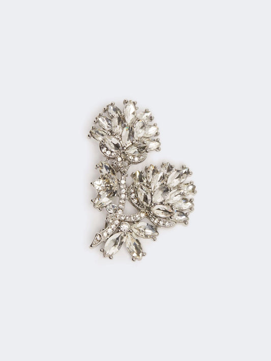 CIVADA - Metal flower brooch