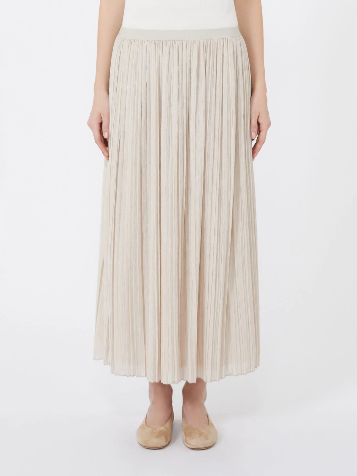 CRAL - Crepon jersey skirt