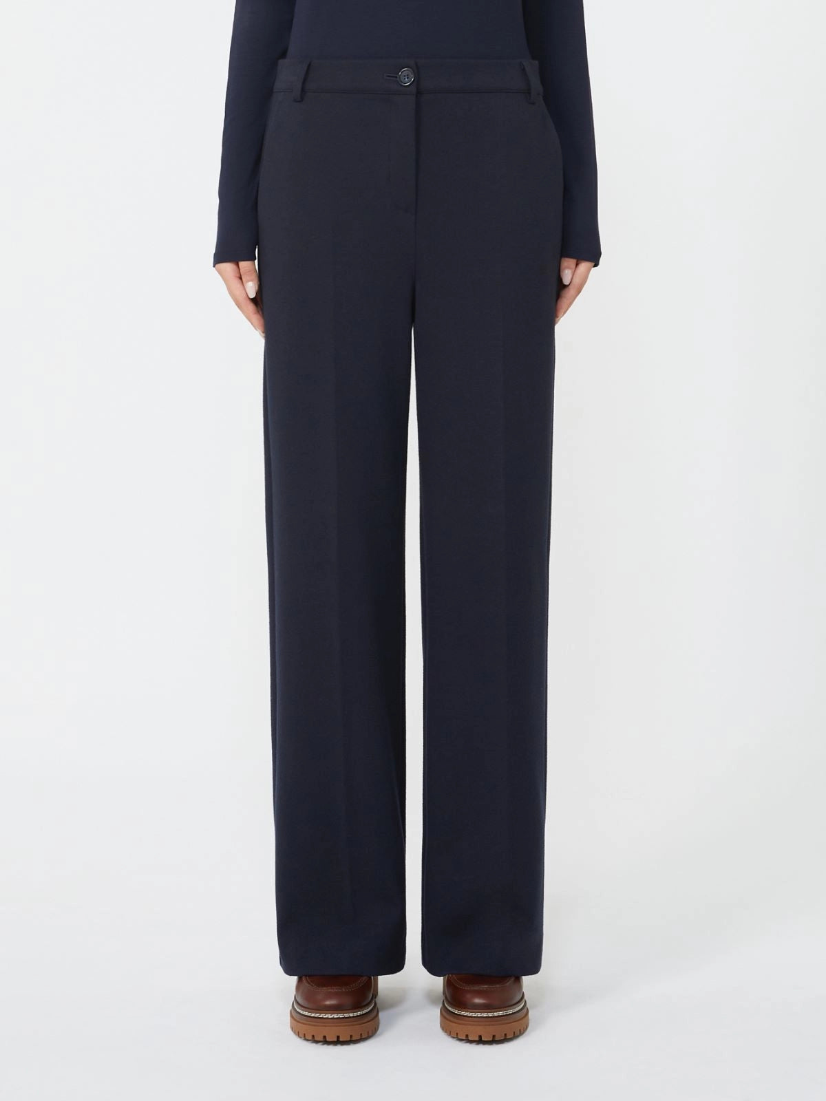 ZELOTA - Flannel jersey trousers