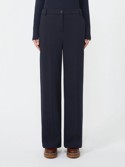 ZELOTA - Flannel jersey trousers