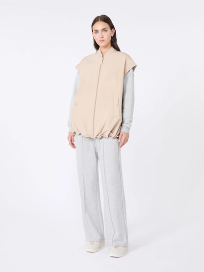 LIMOSA - Water-repellent canvas and scuba gilet
