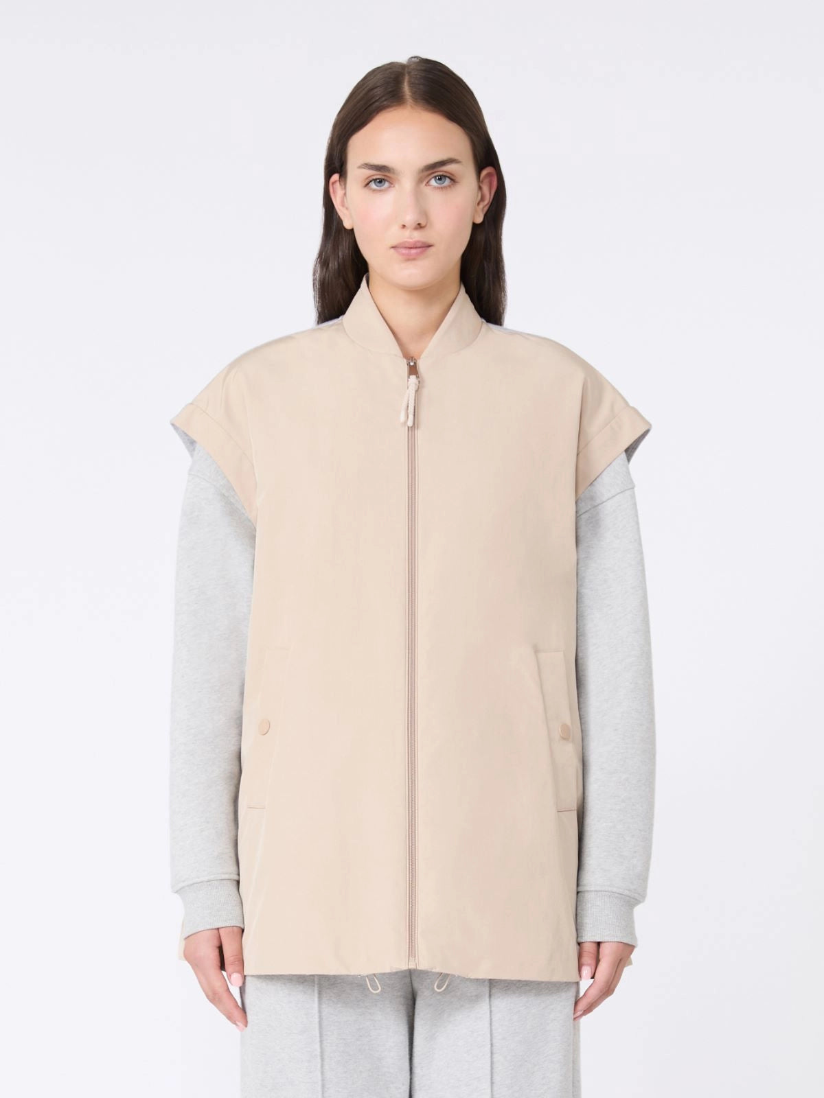 LIMOSA - Water-repellent canvas and scuba gilet