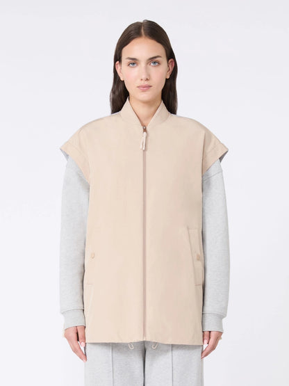 LIMOSA - Water-repellent canvas and scuba gilet