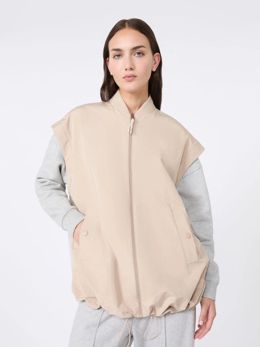 LIMOSA - Water-repellent canvas and scuba gilet