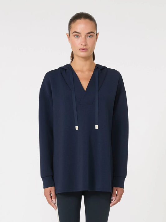 GIALLO - Long scuba jersey sweatshirt