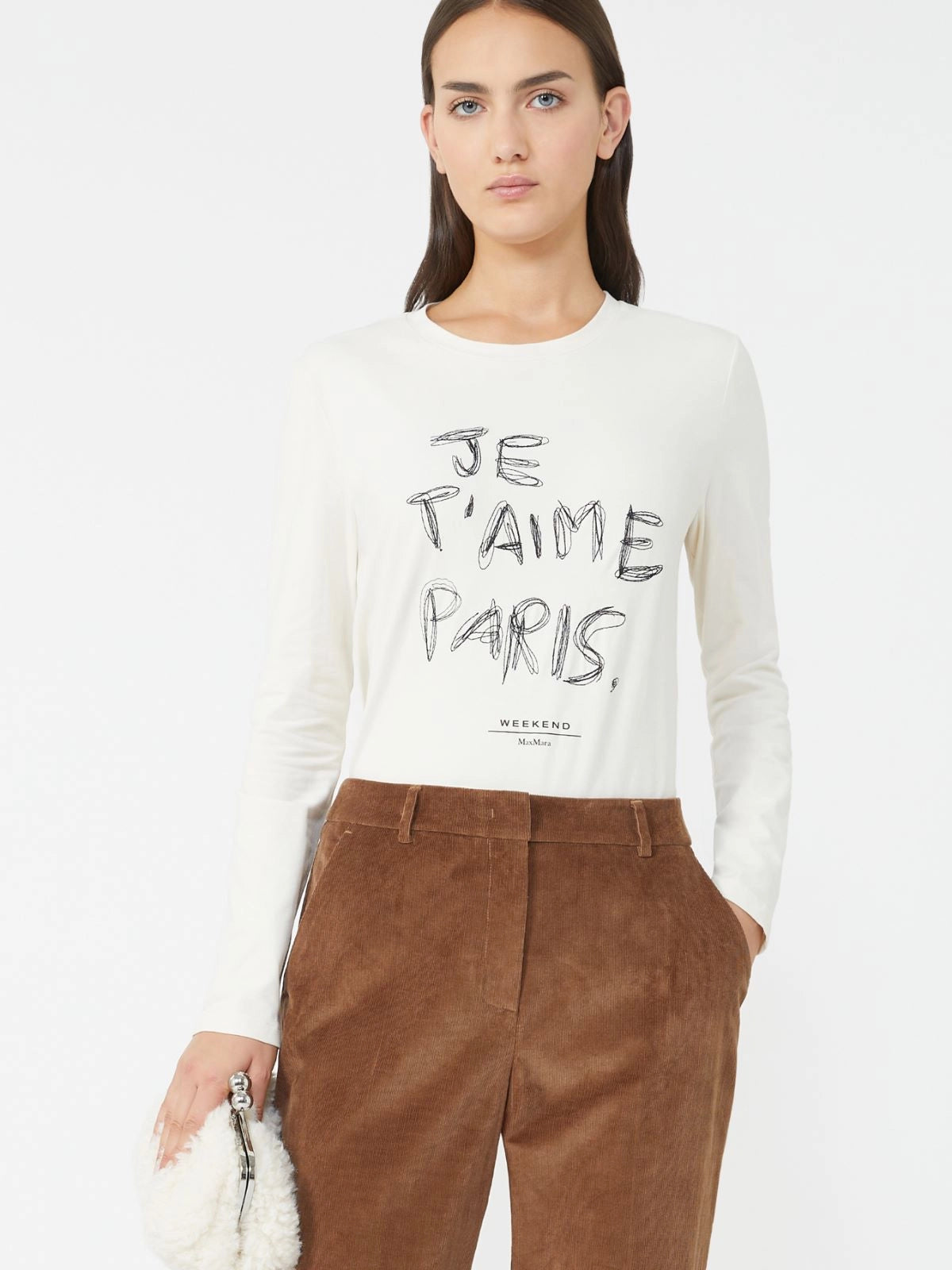 RENOIR - Fitted stretch jersey T-shirt