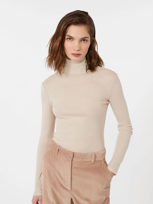TESEO - Wool and silk gauze turtleneck  94 - Body-Top 94 - Body-Top