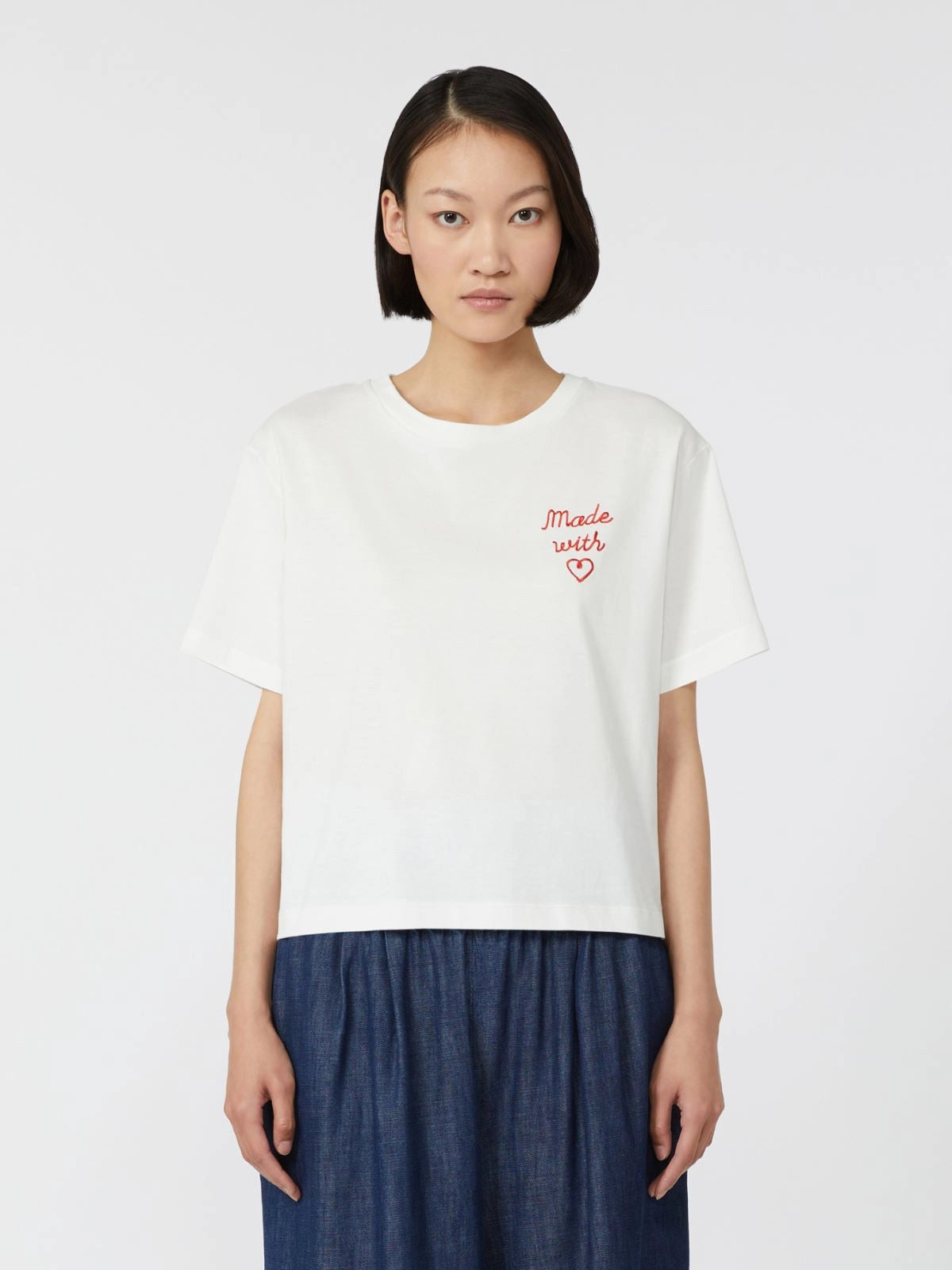 ACLINE - Printed organic cotton T-shirt