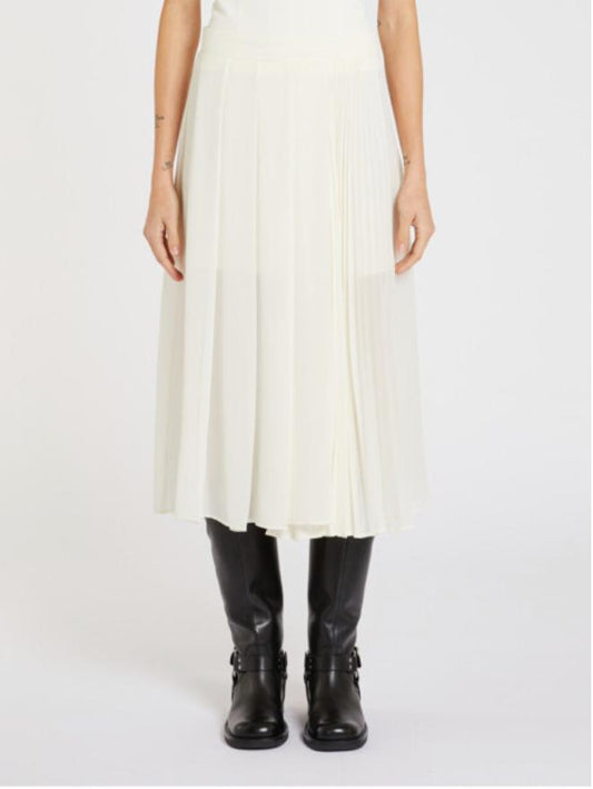 FRAC - Plissé-pleated georgette skirt