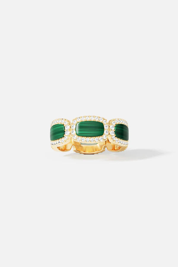 mediterranee - Malachite Ring