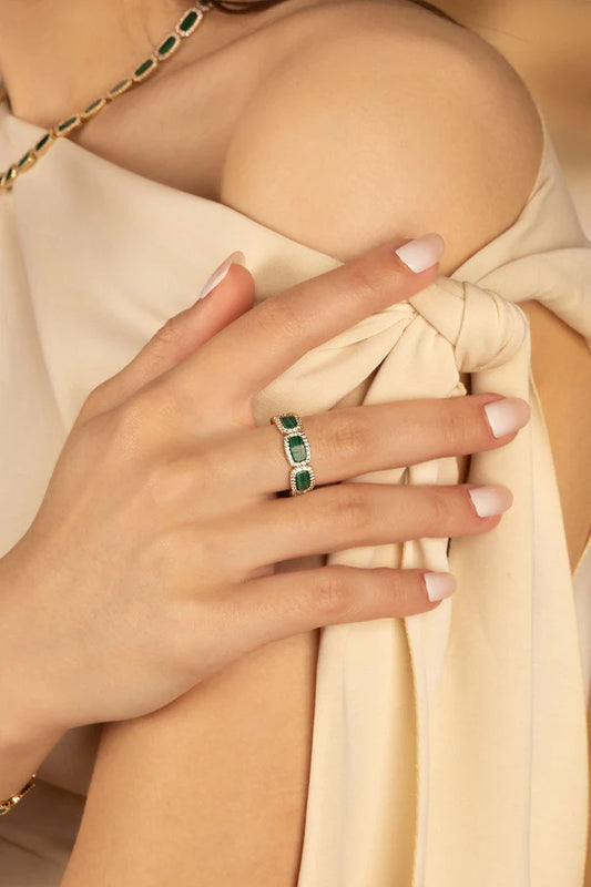 mediterranee - Malachite Ring