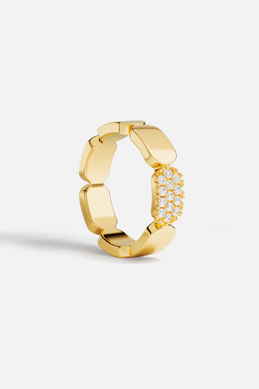 yacht club -  Dainty Gold Ring
