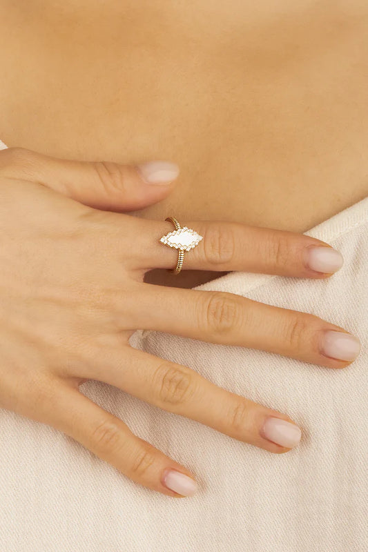 soleil - Pavé Éclat Ring