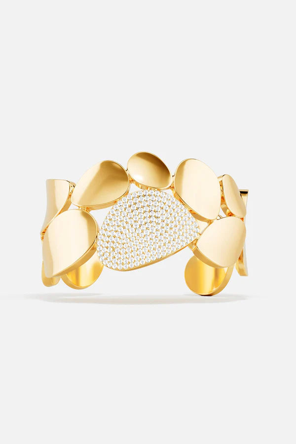 Soleil  -Statement Galet Bangle