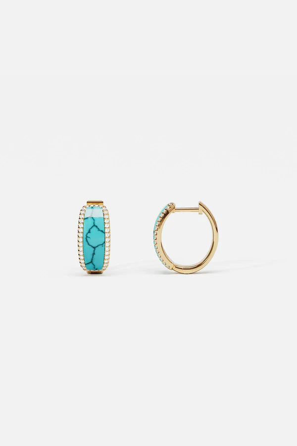 mediterranee - Lagoon Hoop Earrings