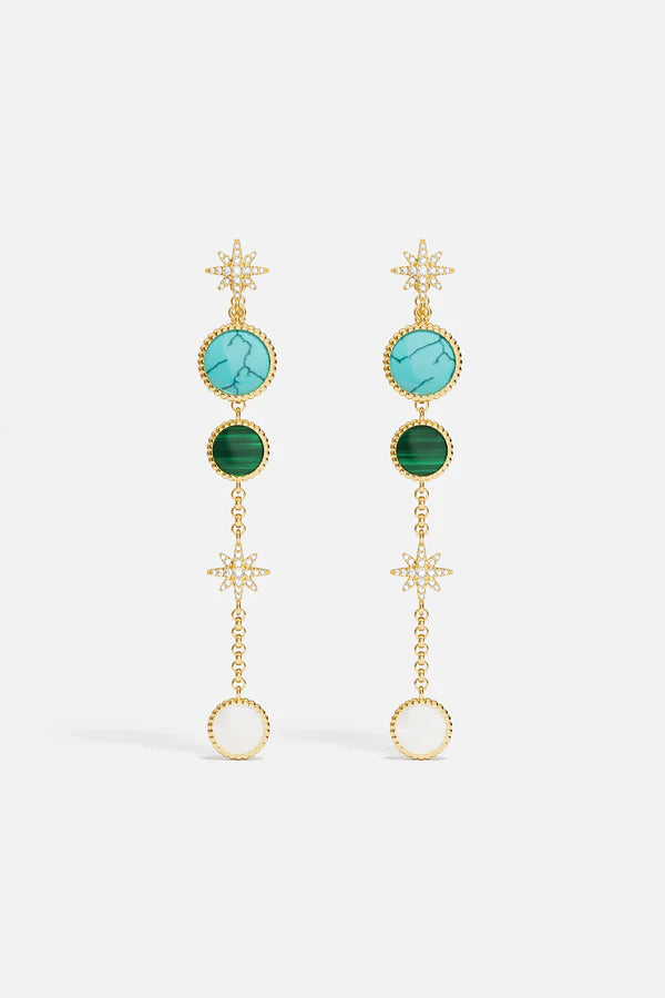 mediterranee - Météorites Ear Jackets