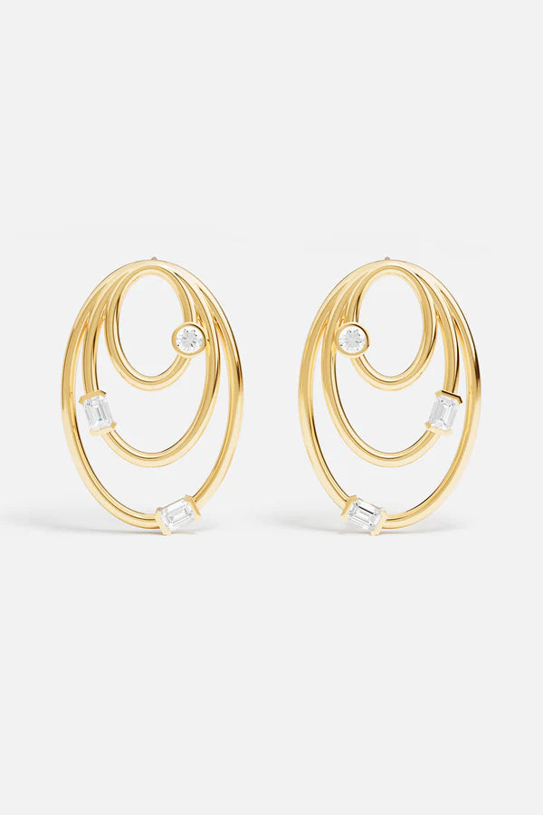 Soleil - Triple Éclat Earrings