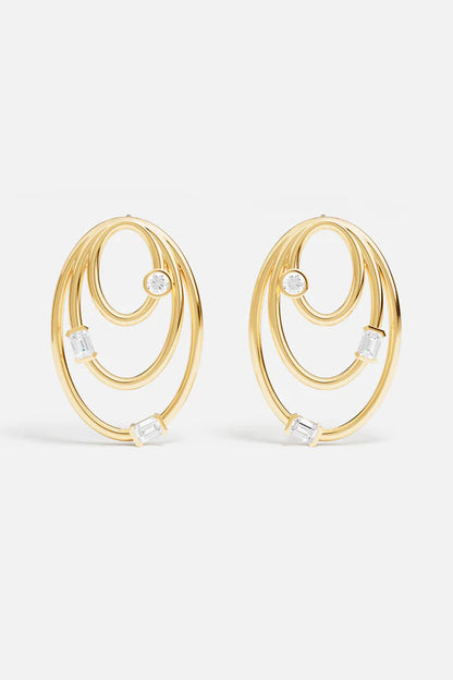 Soleil - Triple Éclat Earrings