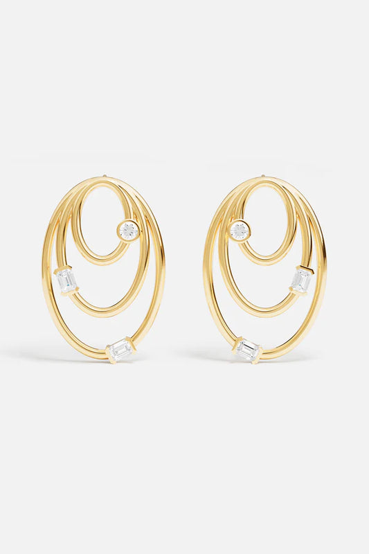 Soleil - Triple Éclat Earrings