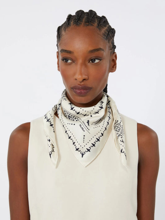 SIAM - Printed silk scarf